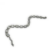 AgaKulche Gümüş Zirkon Taşlı Zümrüt Kesim Bileklik - 2