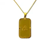 AgaKulche 2.5 gr Altın Külçe Kolye - 2