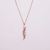 AgaKulche Gümüş Melek Kanadı Hayalet Kolye - 3