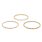 AgaKulche 30 gr 2'li Müjde ve 1 Zikzak 22 Ayar Altın Bilezik - 5