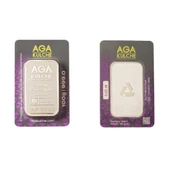 AgaKulche 100 Gram Külçe Gümüş - 3