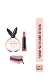 Playboy Play It Lovely EDT 60 ml+Max Factor Matte Lipstick 15 Flame - 1