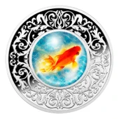 AgaKulche Japon Balığı Gümüş Sikke Coin - 1