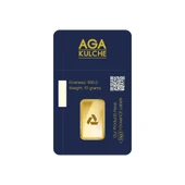 AgaKulche 10 gr 995 24 Ayar Külçe Altın - 2