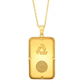 AgaKulche 10 gr Altın Külçe Kolye thumbnail 2