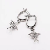 AgaKulche Gümüş Balerin Küpe - 3