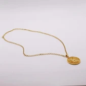 AgaKulche 14 Ayar Bitcoin Kolye - 6