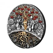 AgaKulche Chervona Kalina Birlik ve Güç Gümüş Sikke Coin - 4
