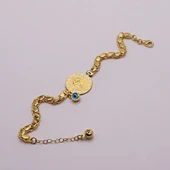 AgaKulche Pullu Çeyrek Altın Bileklik - 2