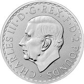 AgaKulche Britannia King Charles III 2023 1 Ons Gümüş Sikke Coin - 2