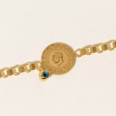 AgaKulche İtalyan Ezme Çeyrek Altın Bileklik - 2