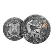 AgaKulche Aşk Tanrıçası Gümüş Sikke Coin - 5