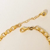 AgaKulche İtalyan Ezme Çeyrek Altın Bileklik - 5