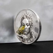 AgaKulche Kurbağa ve Prenses Gümüş Sikke Coin - 4