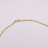 AgaKulche Singapur İçi Boş 14 Ayar Altın Zincir - 3