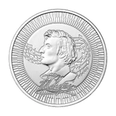AgaKulche Fryderyk Chopin Gümüş Sikke Coin - 1