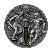 AgaKulche Hermes ve Mercury Gümüş Sikke Coin - 1