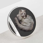 AgaKulche Beyaz Kedi 2024 Gümüş Sikke Coin - 3