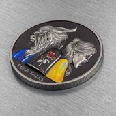 AgaKulche Güzel ve Çirkin 2 Ons Gümüş Sikke Coin - 4