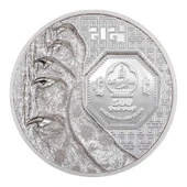 AgaKulche Kar Leoparı Gümüş Sikke Coin - 2