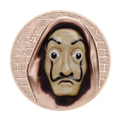AgaKulche Salvador Dali Soygun Maskesi Gümüş Sikke Coin - 1