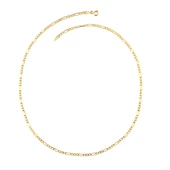 AgaKulche Figaro 14 Ayar Altın Zincir 2,10 2,20 gr thumbnail 2