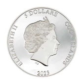 AgaKulche Bukalemun 2023 1 Ons Gümüş Sikke Coin - 2