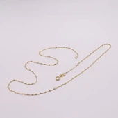 AgaKulche Çekiçli 14 Ayar Altın Zincir - 3