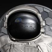 AgaKulche Gerçek Kahramanlar Astronot Gümüş Sikke Coin - 5