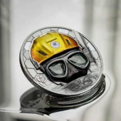 AgaKulche Gerçek Kahramanlar Sahil Güvenlik Gümüş Sikke Coin - 3