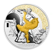 AgaKulche Theseus Kralı Gümüş Sikke Coin - 1