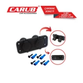Çift Usb Araç Şarj Soketi Ve Çakmaklık 2.1a/1a - 12 V MARİN VE KARAVAN - 5