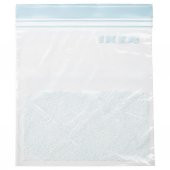 IKEA Istad Kilitli Buzdolabı Poşeti - 25 adet - 1 Litre Mavi - 1