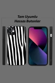PrintiFy  Apple iPhone 12 Pro Max Kamera Korumalı Haki Gökkuşağı Desenli Cam Kapak Haki thumbnail 3