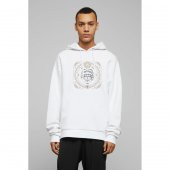 Burç Yengeç Cancer Baskılı Beyaz Erkek Örme Kapşonlu Sweatshirt Uzun kol - 1