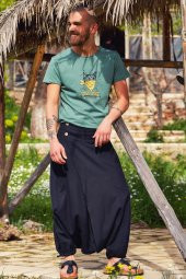 Anvelop Beli Lastikli Erkek Şalvar Pantolon - 1