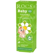 Rocs Baby 0-3 Yaş Arası Papatya Özlü Bebek Diş Macunu 35 ml - 1