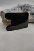 GÜMÜŞTEL EL SANATLARI Sertifikalı Siyah Onix Gua Sha Masaj Aleti - 2