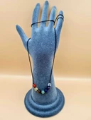 GÜMÜŞTEL EL SANATLARI Sertifikalı Doğal 7 Çakra Tasarım Kolye thumbnail 2