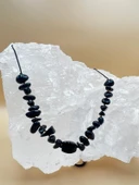 GÜMÜŞTEL EL SANATLARI Sertifikalı Akik Doğal Taş Tasarım Kolye thumbnail 4