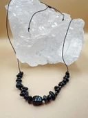 GÜMÜŞTEL EL SANATLARI Sertifikalı Akik Doğal Taş Tasarım Kolye thumbnail 2