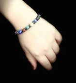 GÜMÜŞTEL EL SANATLARI Sertifikalı Öğrenci Başarı Bilekliği Doğal Taş Özel Kodlama Sürpriz Hediyeli Doğal Taş thumbnail 3