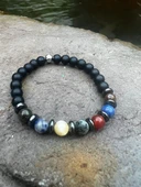 GÜMÜŞTEL EL SANATLARI Sertifikalı Öğrenci Başarı Bilekliği Doğal Taş Özel Kodlama Sürpriz Hediyeli Doğal Taş thumbnail 2