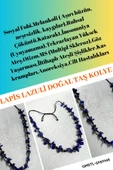 GÜMÜŞTEL EL SANATLARI Sertifikalı Lapis Lazuli Doğal Taş Tasarım Kolye thumbnail 1
