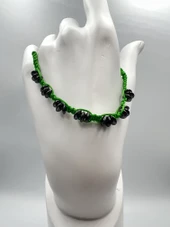 GÜMÜŞTEL EL SANATLARI Sertifikalı Hematit Doğal Taş Tasarım Bileklik Aaa Kalite Hafıza Konsantrasyon Kıvrak Zeka thumbnail 3