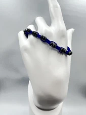 GÜMÜŞTEL EL SANATLARI Sertifikalı Hematit Doğal Taş Tasarım Bileklik Aaa Kalite Hafıza Konsantrasyon Kıvrak Zeka thumbnail 3