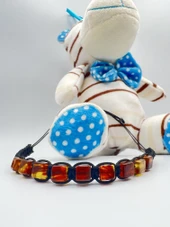 GÜMÜŞTEL EL SANATLARI Sertifikalı Kehribar Bileklik Küp Kesim Aaa Kalite Asansörlü Kilit Sistemi thumbnail 2