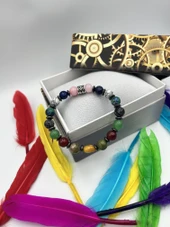 GÜMÜŞTEL EL SANATLARI Sertifikalı Öğrenci Bilekliği Doğal Taş Aaa Kalite 8 Mm Sürpriz Hediyeli thumbnail 3