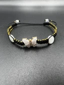 GÜMÜŞTEL EL SANATLARI Sertifikalı Sedef Doğal Taş El Yapımı Tasarım Bileklik AAA Kalite thumbnail 3