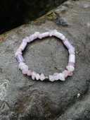 GÜMÜŞTEL EL SANATLARI Sertifikalı Ametrin & Pembe Kuvars Tasarım Bileklik Orijinal Doğal Taş AAA Kalite - 2